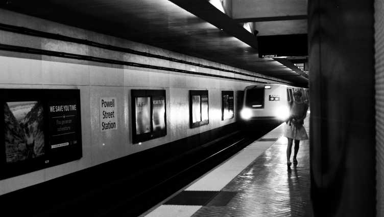 Vergrösserte Ansicht: Powel Street Station des BART